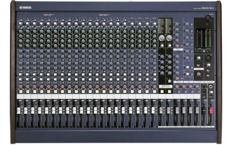 YAMAHA MG24/14FX - аналоговый микшерный пульт c процессором эффектов