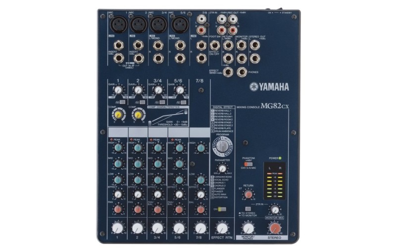 YAMAHA MG82CX микшерный пульт со встроенным компрессором и процессором эффектов