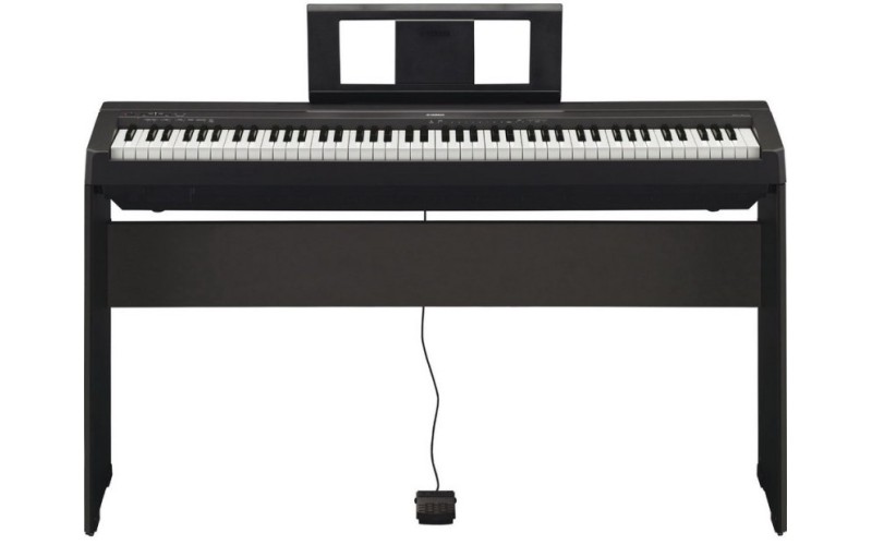 YAMAHA P-45B - цифровое пианино (PA-150 в комплекте)
