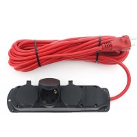 Электрическая мануфактура PC-3G-3B-20(IP) Power Cube Удлинитель влагозащищенный IP44, 16А, 3р, 20м