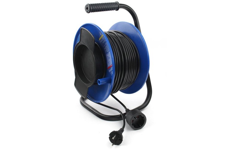 Электрическая мануфактура PC-L1-K-30 PowerCube Удлинитель на катушке 6А/1,3 кВт, 1 розетка, 30м