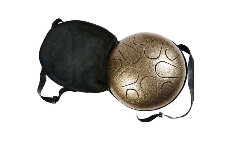 YUKA GF1 - глюкофон, 10 нот, металлический барабан, чехол