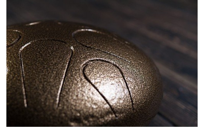 YUKA GF1 - глюкофон, 10 нот, металлический барабан, чехол