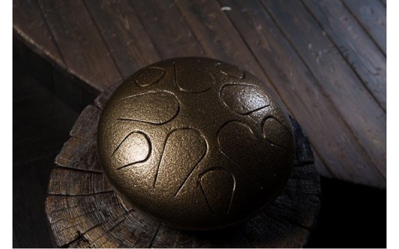 YUKA GF1 - глюкофон, 10 нот, металлический барабан, чехол