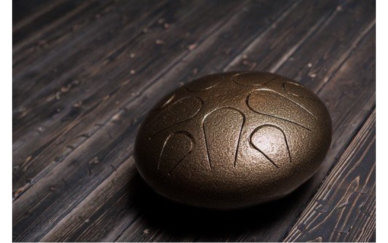 YUKA GF1 - глюкофон, 10 нот, металлический барабан, чехол