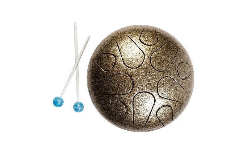 YUKA GF1 - глюкофон, 10 нот, металлический барабан, чехол