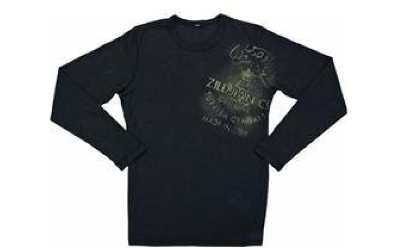ZILDJIAN STAMP THERMAL SHIRT XL черная футболка c длинным рукавом, размер - XL