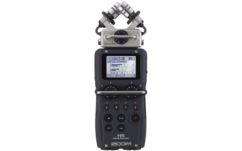 ZOOM H5 - ручной рекордер-портастудия, 2 + 2 каннала, сменные микрофоны
