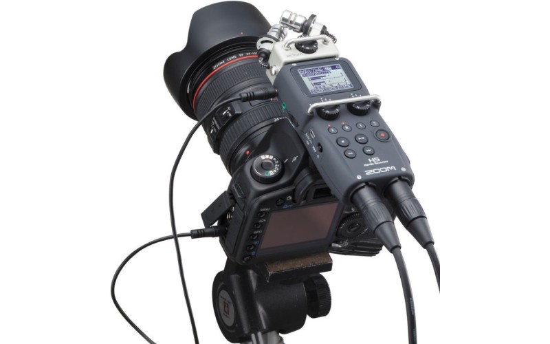 ZOOM H5 - ручной рекордер-портастудия, 2 + 2 каннала, сменные микрофоны