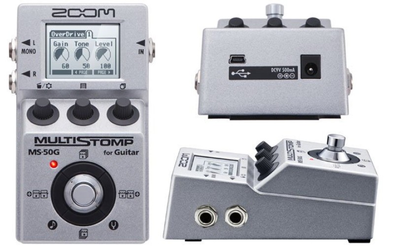 Zoom MS-50G - компактная мульти педаль эффектов