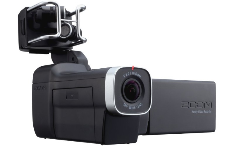 ZOOM Q8 - ручной HD видеорекордер, запись аудио 4 канала, сменные капсюли